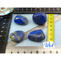 Lapis Lazuli Q Extra Lot de 4 Pierres Roulées 57g