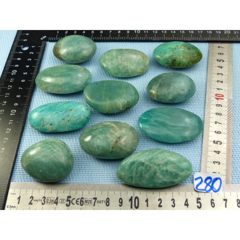 Amazonite Galet Poli à l unité de 42 à 48 gr