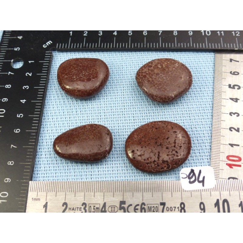 Margarita - Oolite Lot de 4 Pierres Plates 60g Margarita - Oolite Lot de 4 Pierres Plates 60g