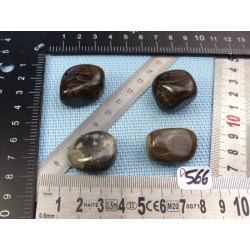 Silex Lot de 4 Pierres Roulées 60gr50