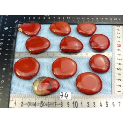 Jaspe Rouge Pierre Plate à l unité de 26 à 29 gr