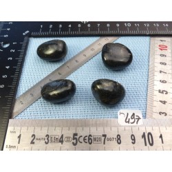 Kimberlite Lot de 4 Pierres Roulées 62g