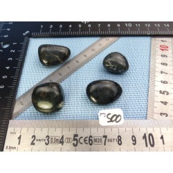 Kimberlite Lot de 4 Pierres Roulées 49g