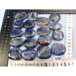 Sodalite Pierre Plate à l unité de 19 à 23 gr