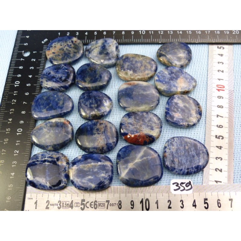 Sodalite Pierre Plate à l unité de 19 à 23 gr