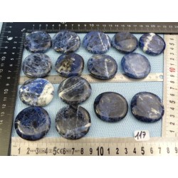 Sodalite Q Extra Pierre Plate à l unité de 23 à 25 gr