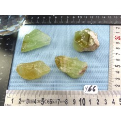 Calcite Verte Lot de 4 Pierres Brutes 158g