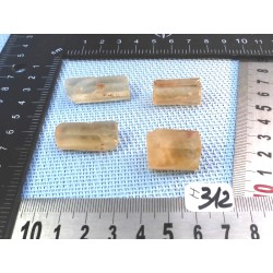 Citrine Lot de 4 Batonnets Bruts 28g