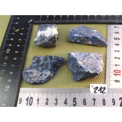 Sodalite Lot de 5 Pierres Brutes 106g