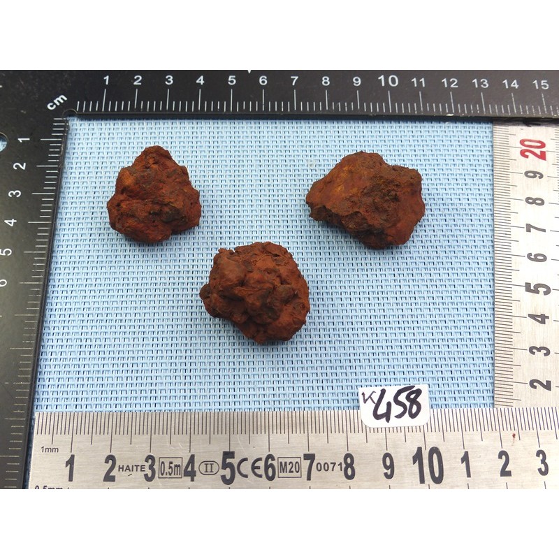 Margarita - Oolite Lot de 3 Pierres Brutes 46g