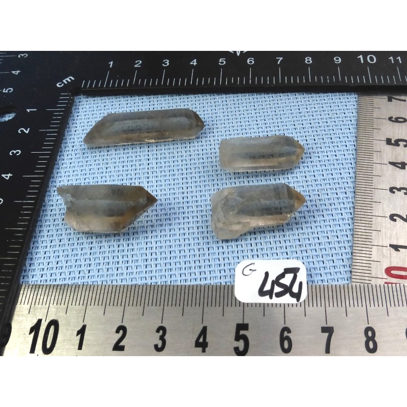 Quartz Fumé Lot de 3 Pointes Brutes 21g