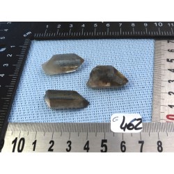 Quartz Fumé Lot de 3 Pointes Brutes 19g