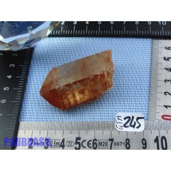 Pointe de Quartz Tangerine guérisseur doré Brésil 52g