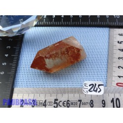 Pointe de Quartz Tangerine guérisseur doré Brésil 52g