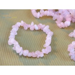 Quartz Rose Bracelet Baroque