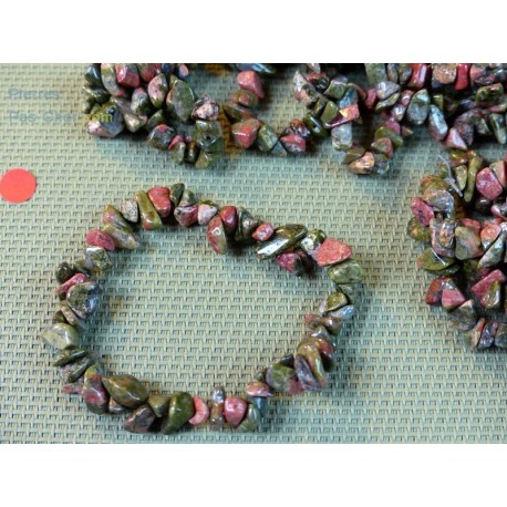 Unakite Bracelet Baroque Unakite Bracelet Baroque