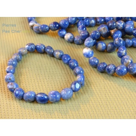 Sodalite Bracelet Pierres Roulées Sodalite Bracelet Pierres Roulées