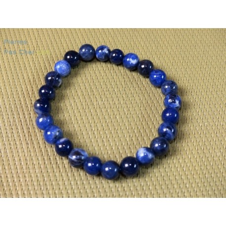 Sodalite Bracelet en Perles de 8mm Sodalite Bracelet en Perles de 8mm