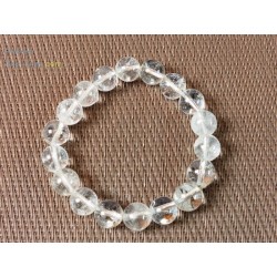 Cristal de Roche Q Extra Bracelet en Perles de 10mm