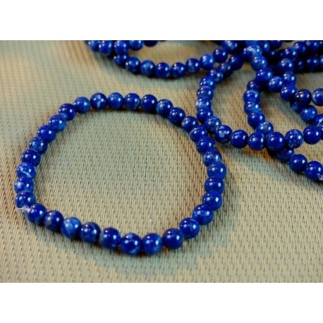 Lapis Lazuli Bracelet en Perles de 6mm
