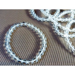 Cristal de Roche Q Extra Bracelet en Perles de 6mm