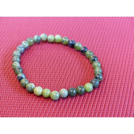 Jade Néphrite Bracelet en Perles de 6mm