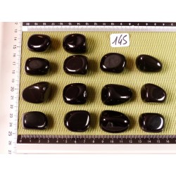 Obsidienne Noire Pierre Roulée à l unité de 18 à 20 g