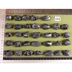 Obsidienne Flocon de Neige Pierre Roulée à l unité de 11 à 13 gr