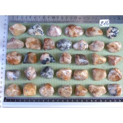 Cassitérite sur quartz Pierre Roulée à l unité de 16 à 20 gr