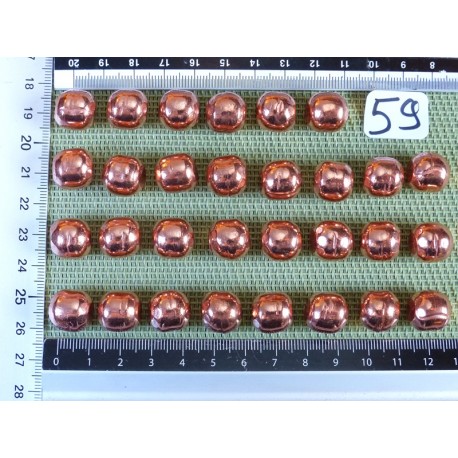 Cuivre sous forme sphérique 12 à 13 mm diamètre à l unité