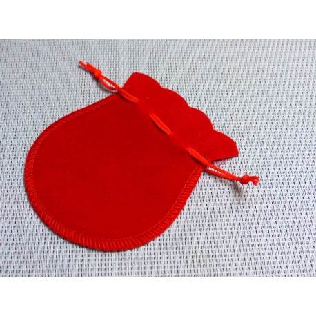 Bourse Feutrine Rouge 7x6cm