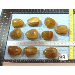 Fluorite Jaune Zonée Q Extra Pierre Roulée à l unité de 32 à 35 gr