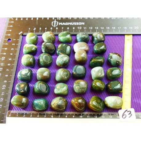 Calcédoine Verte Pierre Roulée à l unité de 10 à 13 gr Calcédoine Verte Pierre Roulée à l unité de 10 à 13 gr