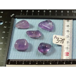 Amethyste Q Extra Lot de 5 Pierres Roulées 28gr