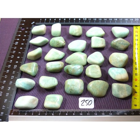 Amazonite Brésil Pierre Roulée à l unité de 13 à 15 gr