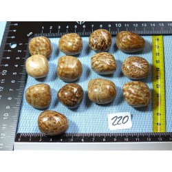 Aragonite Zonée Pierre Roulée à l unité de 20 à 23 gr