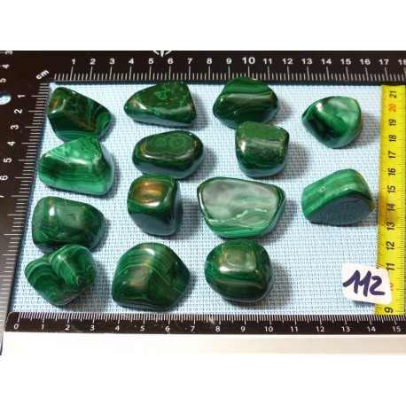 Malachite Pierre Roulée à l unité de 27 à 30 gr