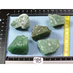 Aventurine Brésil Lot de 5 Pierres Brutes 161g