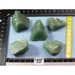 Aventurine Brésil Lot de 5 Pierres Brutes 166g