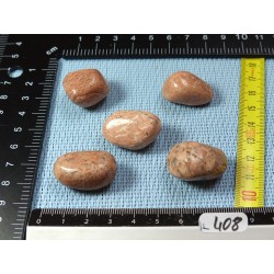 Orthoclase de Madagascar Lot de 5 Pierres Roulées 55g