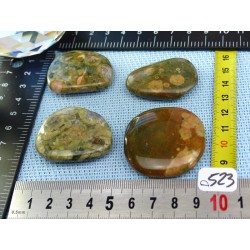 Rhyolite Lot de 4 Pierres...