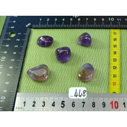 Ametrine Bolivie Q Extra Lot de 5 Pierres Roulées 29g