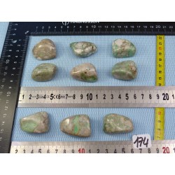 Variscite Pierre Roulée à l unité de 24 à 28 gr