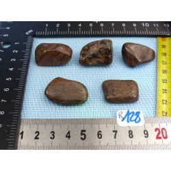Bronzite Lot de 5 Pierres Roulées 64g
