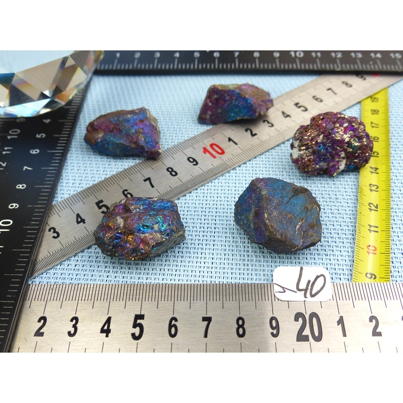 Bornite Q Extra Lot de 5 Pierres Brutes 107g